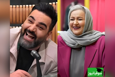 ویدئو| حیران ماندن احسان علیخانی از ضریب هوشی انیشتینی بهنوش بختیاری/ قیافه‌ی گلوریا و نعیمه نظام‌دوست دیدن داره!