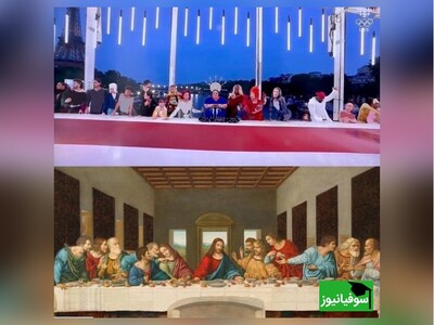 ویدیو/ توهین به مسیحیان جهان در المپیک 2024/ تمسخر "شام آخر مسیحی" توسط یک گروه هنری مبتذل در مراسم افتتاحیۀ بازی‌های المپیک تابستانی پاریس