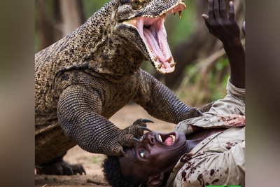 مستند حیات وحش/ راز جنگل/ حمله هولناک اژدهای کومودو برای بلعیدن یک انسان درسته