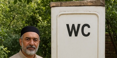 خلاقیت خنده‌دار اوستا بنای تبریزی در ساخت در توالت حماسه آفرید/ وقتی بنایی کنارش کشاورزی رو هم ادامه میدی😂