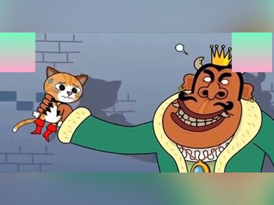 ویدئو/ یادگیری زبان انگلیسی با انیمیشن «گربۀ باهوش و دیو احمق»/ با زیرنویس فارسی