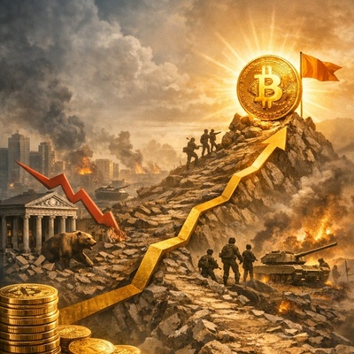 بیت‌کوین برنده روزهای سخت؛ عملکردی که طلا را هم جا گذاشت