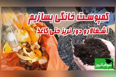 تولید کمپوست و کود خانگی برای گل و گیاهان/ روشی راحت برای داشتن گیاهان سرسبز و سرزنده+ ویدیو