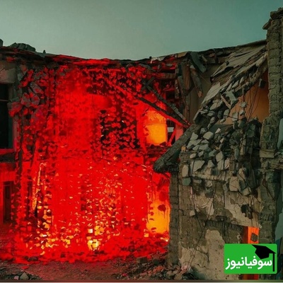 2000 پروانه‌ی سرخ در مدرسه ویران‌شده‌ی میناب؛ یادمان تکان‌دهنده‌ی کودکان زیر آوار + عکس