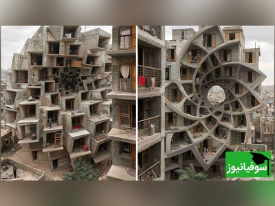 تصاویری از تلفیق زیبای هندسه، هوش مصنوعی و معماری/ خلق ساختمان‌هایی با سبکی از معماری بروتالیست