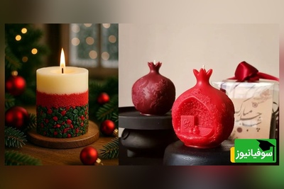 شمع‌ های یلدایی انار و هندوانه‌ ای 1404؛ زیبایی بی‌ حد و مرز برای عروسان باسلیقه برای سفره یلدایی+ عکس/ ویدئو