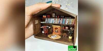 عکس/ مینی کتابخانه‌های دوست‌داشتنی مخصوص عاشقان دکوراسیون خاص