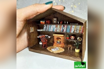 عکس/ مینی کتابخانه‌های دوست‌داشتنی مخصوص عاشقان دکوراسیون خاص