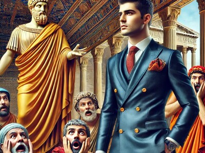 ویدئو/ ایرانیان باستان باهوش‌تر از یونانی‌ها!/ ماجرای حیرت‌انگیز اختراع کت و شلوار توسط هخامنشیان که یونانی‌ها را مات و مبهوت این پوشش شگفت‌انگیز کرد