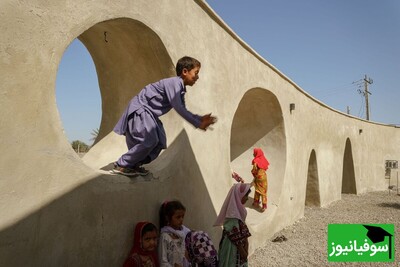 (تصاویر) مدرسه‌‌ای در چابهار که جهان را با معماری‌اش شگفت‌زده کرده است!