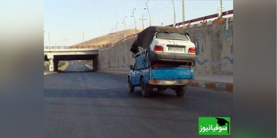 خلاقیت تحسین‌برانگیز و خنده‌دار راننده نیسان بی‌اعصاب ایرانی در نوشته پشت کامیونی حماسه ای است دیدنی/ سرنوشت پراید دیگه دست خودش نیستا😂