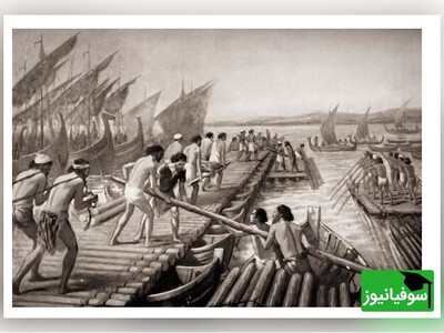 ویدیو/ شاهکار بی‌نظیر در لشکرکشی ایران به یونان/ اتصال قارۀ آسیا به اروپا توسط اولین پل‌های موقت تاریخ باستان به دستور خشایارشاه