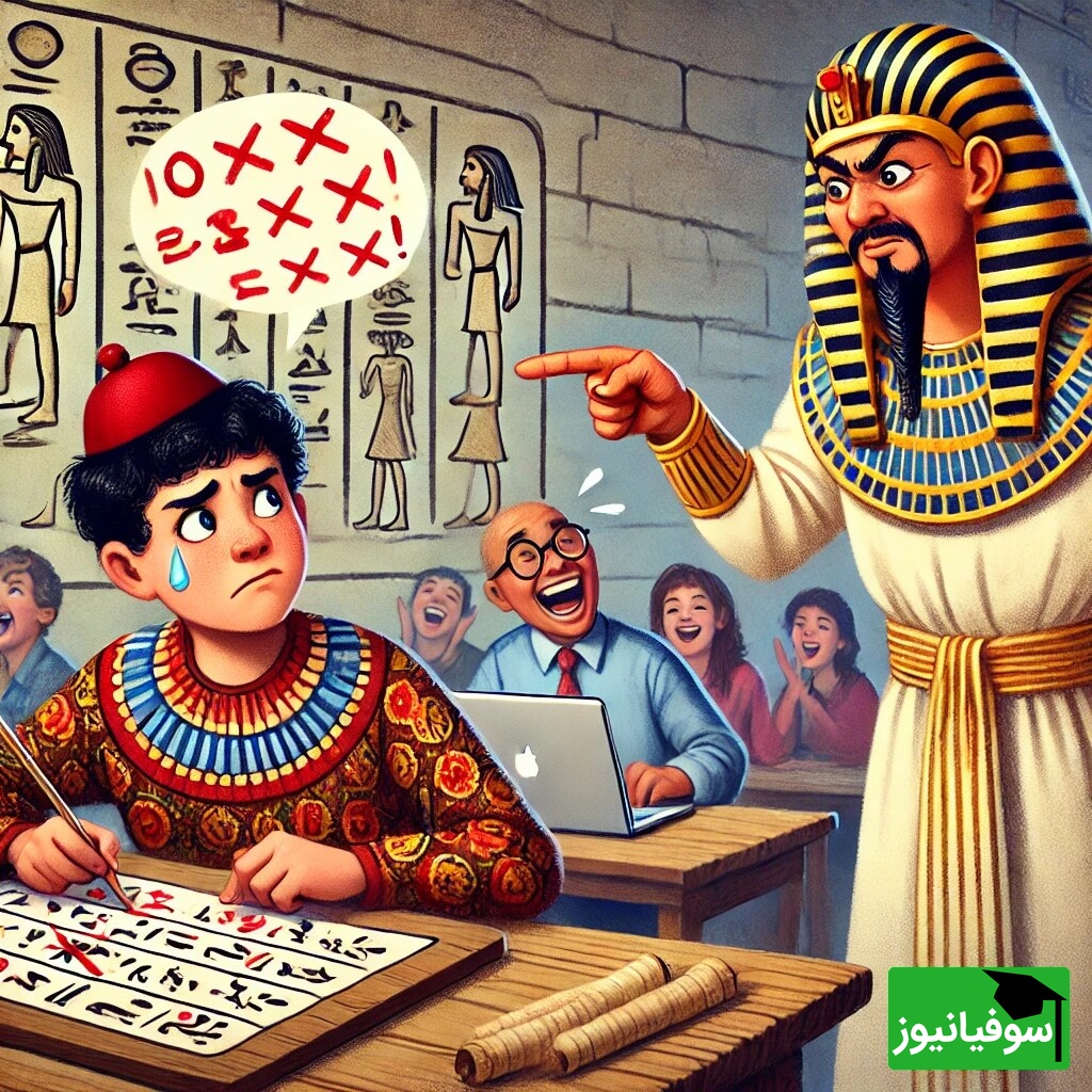 (تصویر) 4000 سال قدمت؛ وقتی مصریان باستان هم از تصحیحات با قلم قرمز معلم کلافه میشدند! 😂