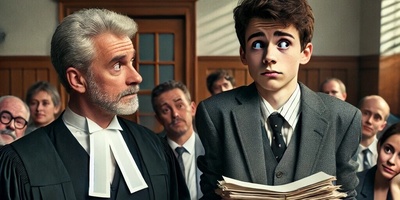 ویدیو | وقتی دانشجوی حقوق فکر می‌کنه وکیل خبره‌ست/ قبولِ پرونده قتل با ادعاهای خفن! 😂