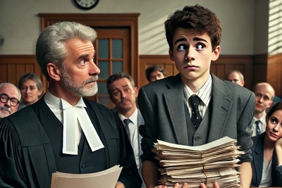 ویدیو | وقتی دانشجوی حقوق فکر می‌کنه وکیل خبره‌ست/ قبولِ پرونده قتل با ادعاهای خفن! 😂