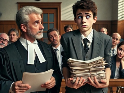 ویدیو | وقتی دانشجوی حقوق فکر می‌کنه وکیل خبره‌ست/ قبولِ پرونده قتل با ادعاهای خفن! 😂