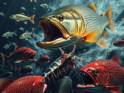 حمله دسته‌جمعی در قلب رودخانه؛ وقتی «تایگر رودخانه» راه را برای پیرانیاها باز می‌کند