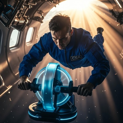 (ویدئو) ورزش در فضا دیگر سخت نیست؛ تست موفق دستگاهی که بدن فضانوردان را نجات می‌دهد