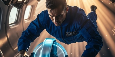 (ویدئو) ورزش در فضا دیگر سخت نیست؛ تست موفق دستگاهی که بدن فضانوردان را نجات می‌دهد