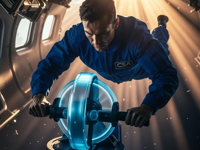 (ویدئو) ورزش در فضا دیگر سخت نیست؛ تست موفق دستگاهی که بدن فضانوردان را نجات می‌دهد