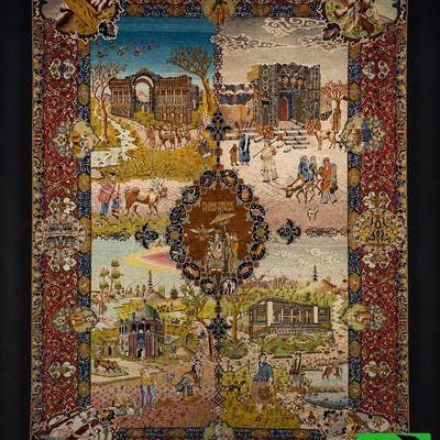 (عکس) این فرش افسانه‌ای که به دست هنرمندای تبریز بافته شده دیدین؟/ نگاهی به قالیچه زیبا و خوشرنگ چهار فصل؛ شاهکار ادبی و تاریخی موزه فرش ایران😍