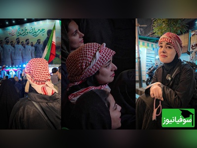صحبت‌های تاثیرگذار دختر چفیه‌قرمز که در میدان انقلاب کربلایی شد؛ تهِ ناامیدی بودم / خوش به سعادتت