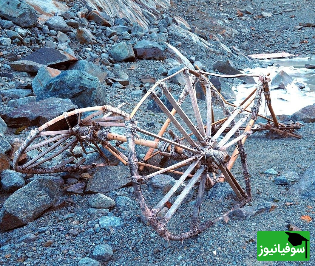 (عکس) یخ‌های ذوب‌شده کوهستان آلپ گاری چوبی اسرارآمیز را فاش کردند!