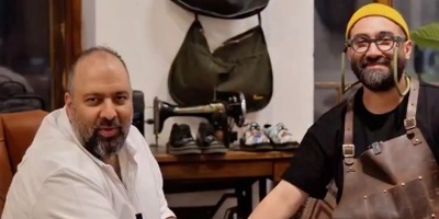 تعریف و تمجید علی اوجی از باجناق کفاشش هنگام کفش خریدن؛ 8 ساله با هم دوستیم ولی یک ساله که با هم باجیم!+ویدیو