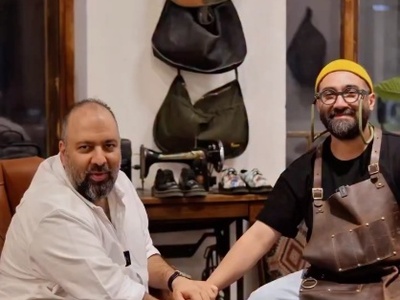 تعریف و تمجید علی اوجی از باجناق کفاشش هنگام کفش خریدن؛ 8 ساله با هم دوستیم ولی یک ساله که با هم باجیم!+ویدیو