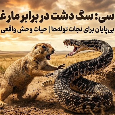 ویدیوئی که جهانی شد؛ وقتی یک جوندۀ کوچک، خطرناک‌ترین شکارچی دشت را به زانو درآورد!