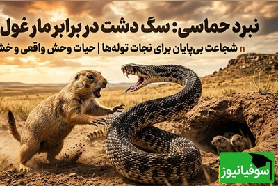 ویدیوئی که جهانی شد؛ وقتی یک جوندۀ کوچک، خطرناک‌ترین شکارچی دشت را به زانو درآورد!