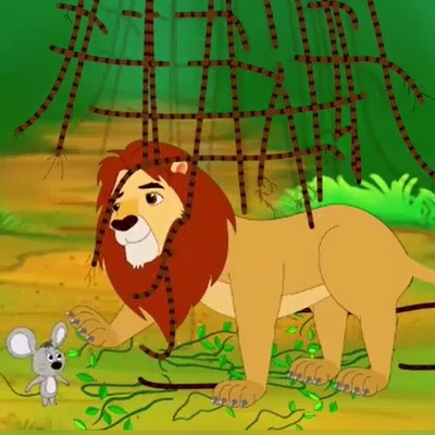 (ویدئو)  انیمیشنی جذاب از داستان‌های کتاب معروف «کلیله‌ودمنه»/ حکایت سلطان  جنگل، «شیر و موش»