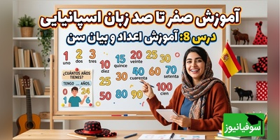 آموزش رایگان صفر تا صد زبان اسپانیایی؛ درس هشتم: آموزش اعداد و بیان سن