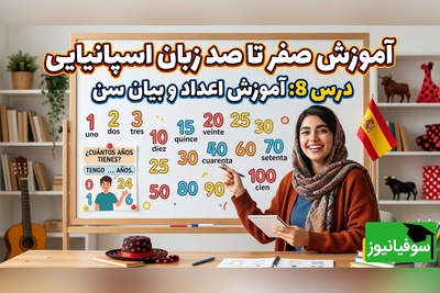 آموزش رایگان صفر تا صد زبان اسپانیایی؛ درس هشتم: آموزش اعداد و بیان سن