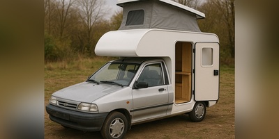 ابتکار خلاقانه زن و شوهر خوش ایرانی برای تبدیل پراید به یک کمپر فول امکانات، مرز خیال را شکستند🤣 / تجربه سفر با هتل سیار