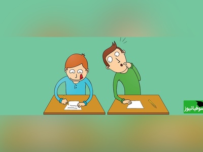 (تصویر) آثار جرم تقلب یک دانش‌آموز خسته/ حتی حال نداشته از روی کتاب بنویسه! خسته نباشی