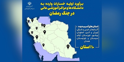 عددی که شوکه‌تان می‌کند؛ خسارت دانشگاه‌ها در 10 استان چقدر است؟