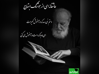 جانسوزترین شعر هوشنگ ابتهاج با صدای گرم رشید کاکاوند/ امشب به قصه ی دل من گوش می کنی، فردا مرا چو قصه فراموش می کنی،  دستم نمی رسد که در آغوش گیرمت...+ فیلم