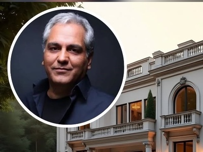 نگاهی خیره کننده به معماری شاهانه خانه مهران مدیری؛ وقتی اصالت با پول حرف می‌زند / اتاق لباسی که هر کسی رؤیا دارد😍