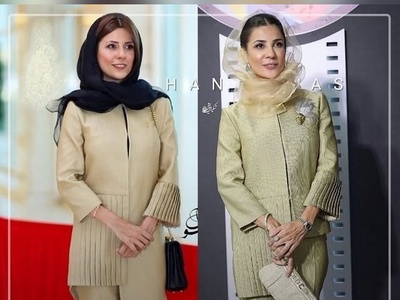 سورپرایز سارا بهرامی در جشن منتقدان؛ بازطراحی یک لباس قدیمی همه را شگفت‌زده کرد + عکس/ فیلم