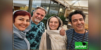قافلگیر شدن همه از خوانندگی نیما فلاح در حضور همسرش سحر ولدبیگی و آناهیتا همتی/ صدایی که همه را در بهت فرو برد + عکس