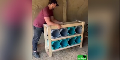 ساخت آشیانه‌ی هوشمند برای مرغ‌ها با وسایل دورریختنی! ایده‌ای ناب که حتماً باید ببینی + ویدئو 🎥