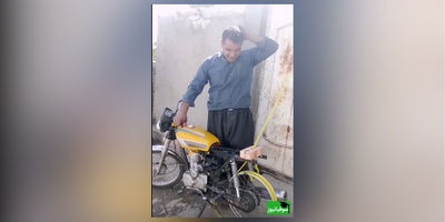 زنگ خلاقیت: ابتکار تحسین برانگیز اوستا بنای اردبیلی در حمل آجر با موتور گاز حماسه نیست؟ پس چیه؟/ اینم یه نمونه دیگه از تکنولوژی وطنی