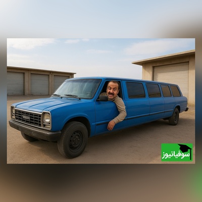 زنگ خلاقیت: ابتکار خنده‌دار راننده نیسان ایرانی در تبدیل نیسان به لیموزین حماسه نیست پس چیه؟/ هنر نزد ایرانیان است والسلام