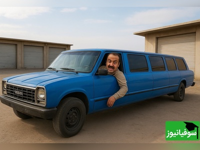 زنگ خلاقیت: ابتکار خنده‌دار راننده نیسان ایرانی در تبدیل نیسان به لیموزین حماسه نیست پس چیه؟/ هنر نزد ایرانیان است والسلام