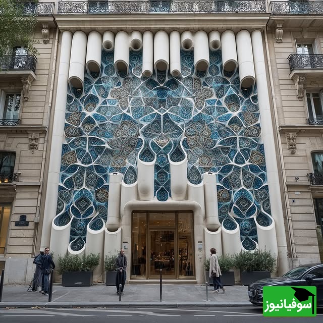 درخشش معماری اصیل ایرانی در اعیانی‌ترین مغازه‌های دنیا، خارجی ها مات و مبهوت این اثر هنری باشکوه شدن😍