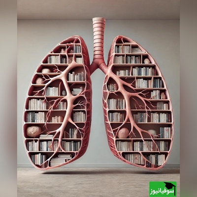 تصاویر/ ترکیب اعضای حیاتی بدن با طرح دکوراسیون کتابخانه/ هوش مصنوعی نیست که هوش طبیعیه