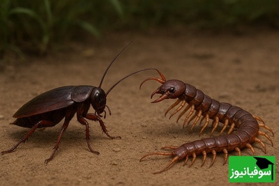 فیلم/ مستند حیات وحش حیوانات / نبرد سوسک و هزارپا