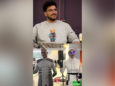 (ویدئو) امیرحسین قیاسی با علم و تکنولوژی اینبار به میدون اومد! / این بیمه چی داره که حتی رباتم دنبالشه😂