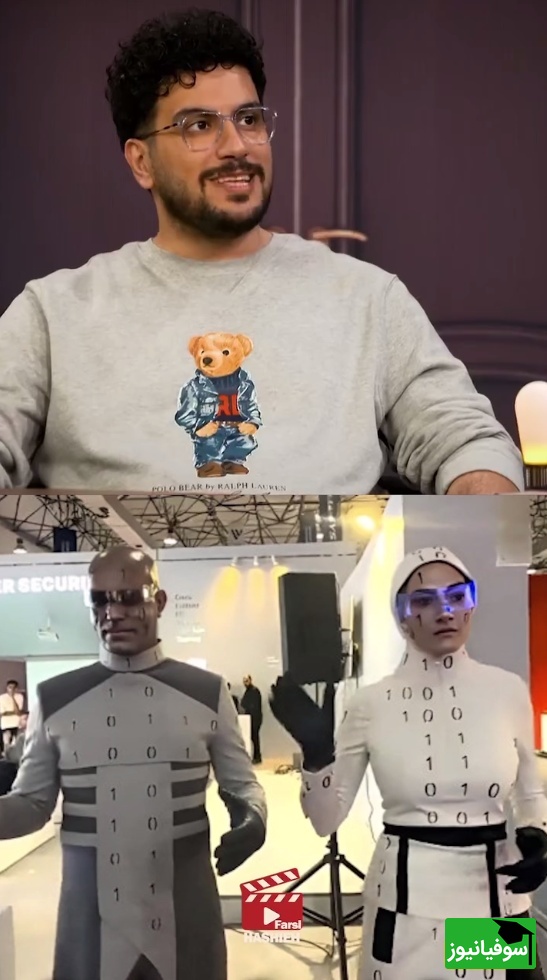 (ویدئو) امیرحسین قیاسی با علم و تکنولوژی اینبار به میدون اومد! / این بیمه چی داره که حتی رباتم دنبالشه😂